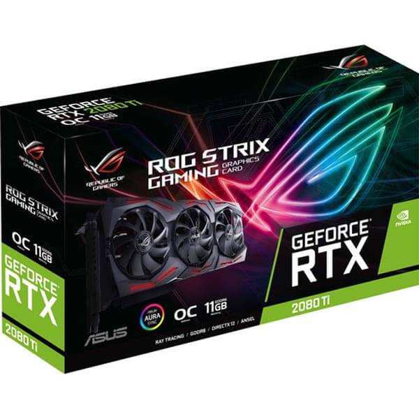 قیمت خرید کارت گرافیک ایسوس مدل Asus ROG Strix RTX 2080 Ti OC Gaming