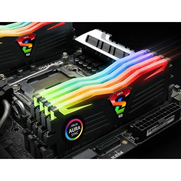 قیمت خرید رم کامپیوتر گیل 16 گیگابایت ddr4 فرکانس 3200 مدل Super Luce RGB