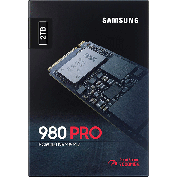 حافظه اس اس دی سامسونگ M.2 مدل Samsung 980 Pro PCIe 4.0 2TB ظرفیت 2 ترابایت